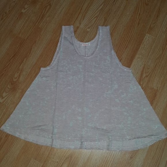 Anthropologie Maronie Women's Distressed Sleeveless Top Large Blush oversizeA27 - Picture 6 of 10